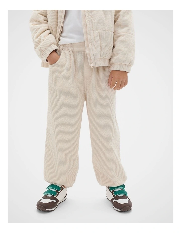 Cord Barrel Pant in Moonstone image 1