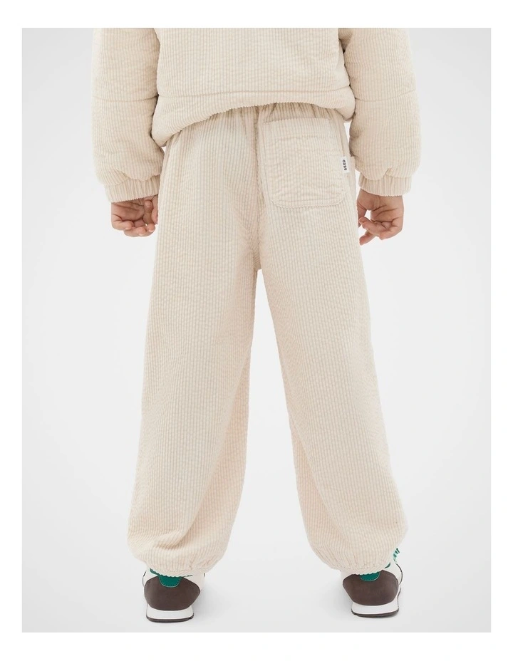 Cord Barrel Pant in Moonstone image 2