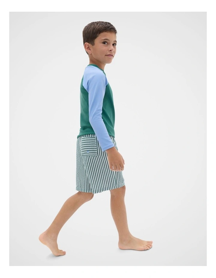Textured Boardshort in Jungle Green image 3
