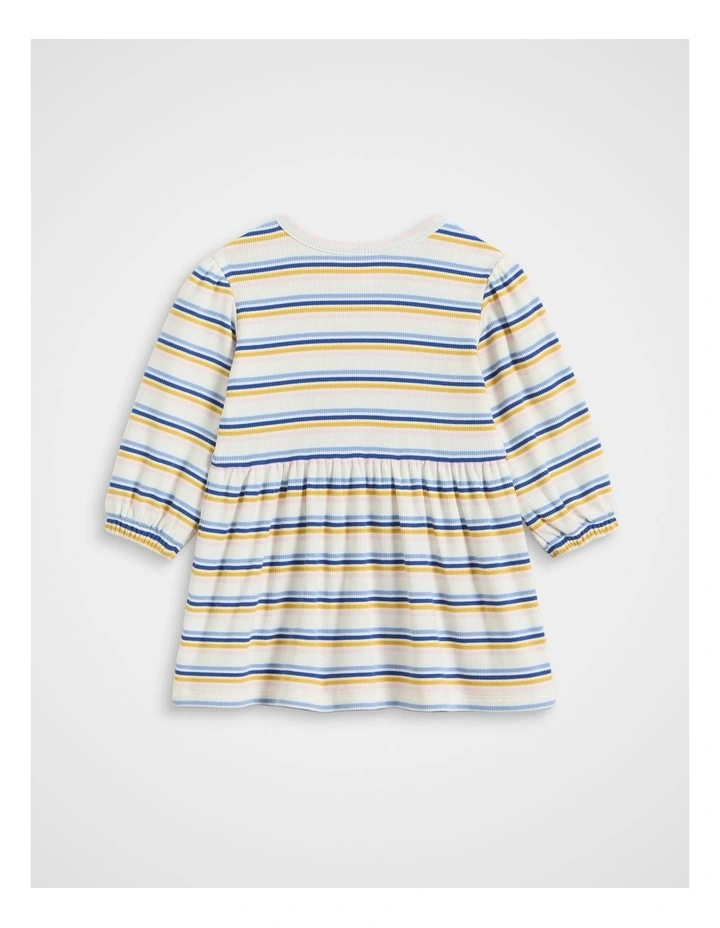 Stripe Rib Dress in Multi image 2