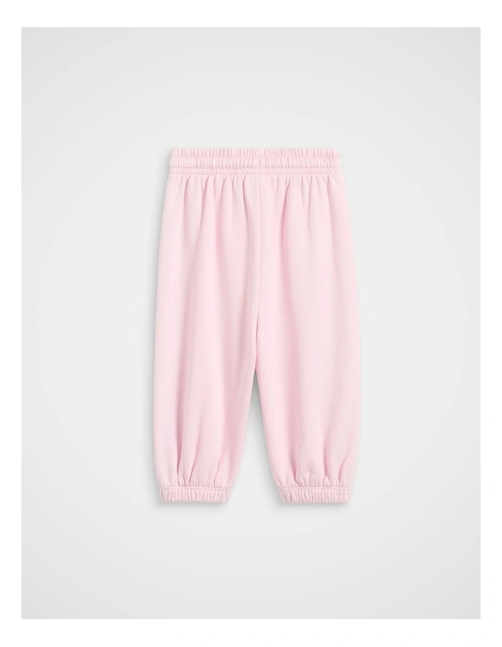 Contrast Panel Track Pant in Pink Lemonade image 2