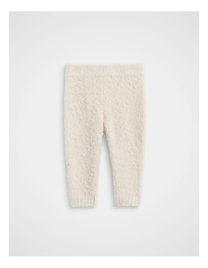 Teddy Knit Pant in Oat image 1