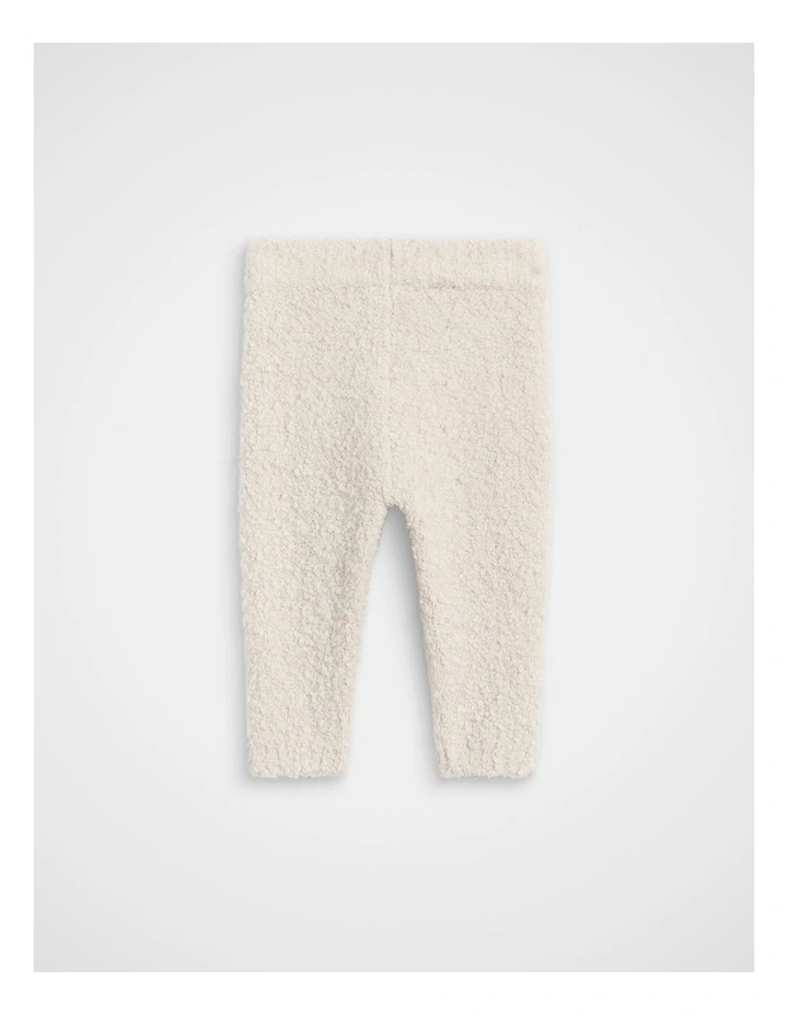 Teddy Knit Pant in Oat image 2