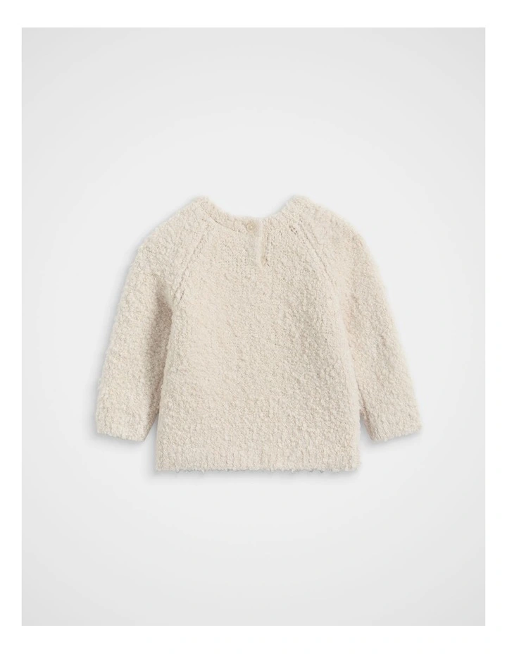 Teddy Knit in Oat image 2