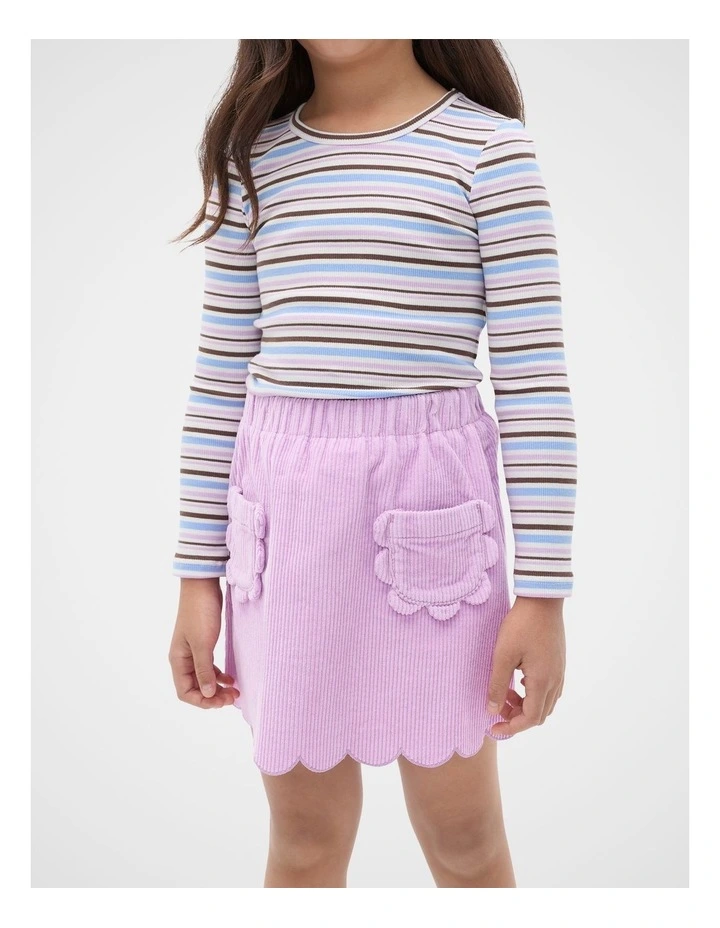 Stripe Rib Tee image 1