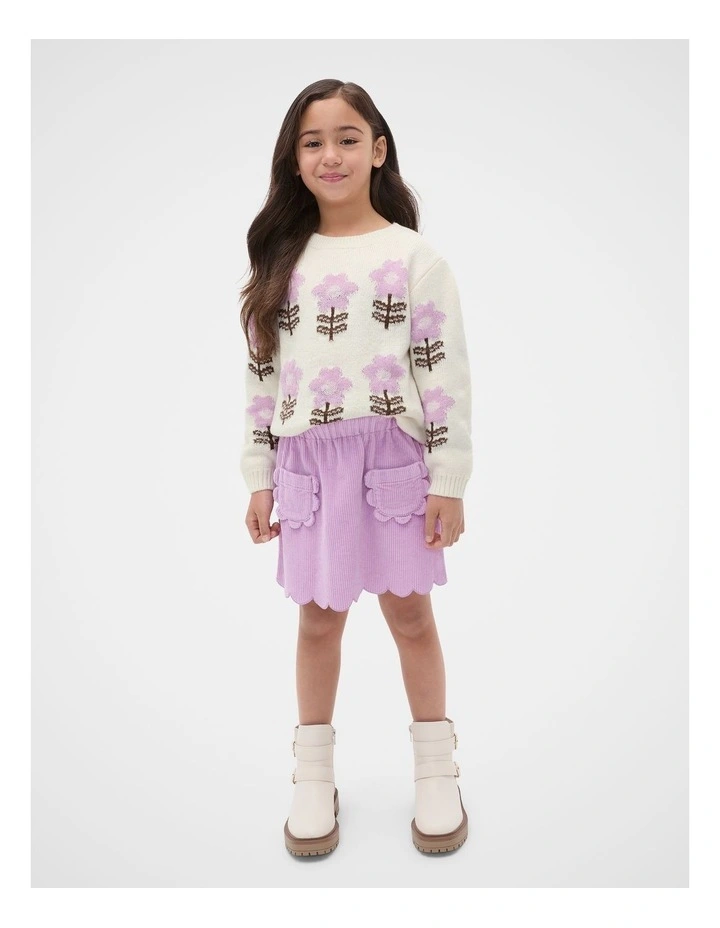 Floral Knit Sweater image 3