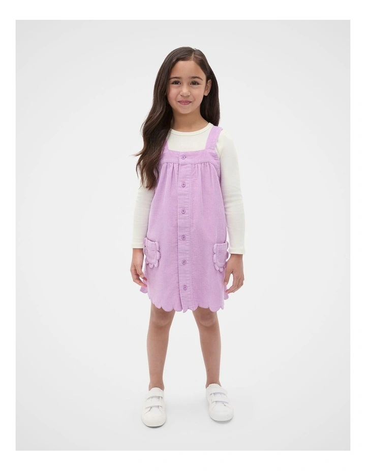 Scallop Cord Pinafore image 1