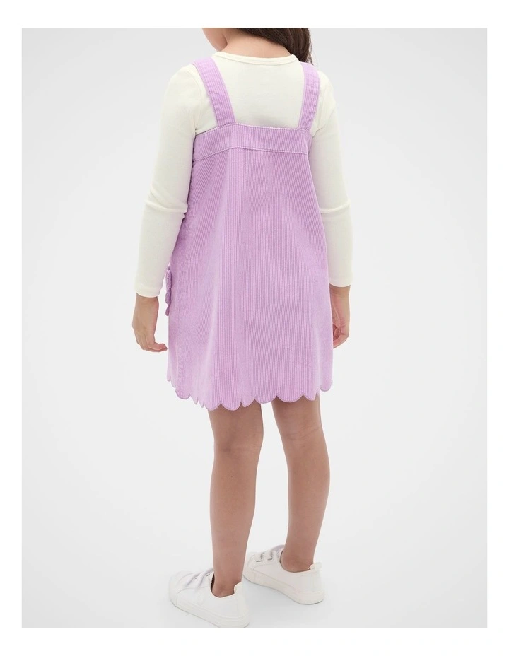 Scallop Cord Pinafore image 2