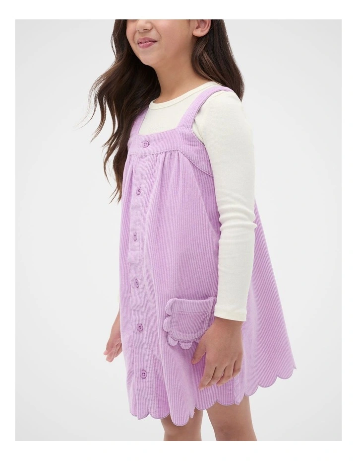 Scallop Cord Pinafore image 3