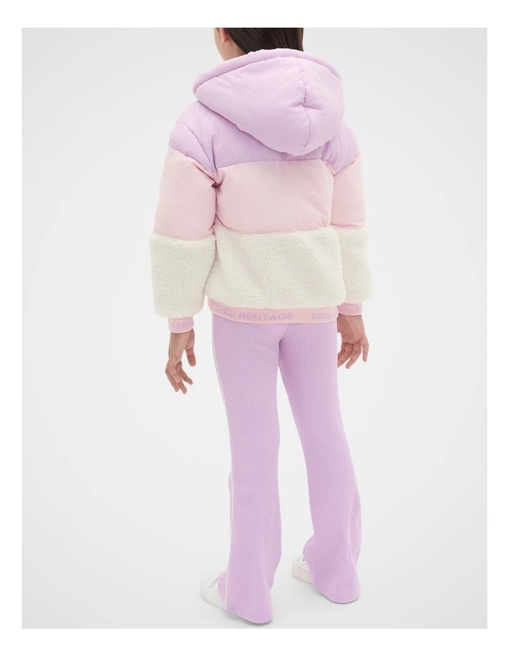 Colour Block Puffer Jacket image 2