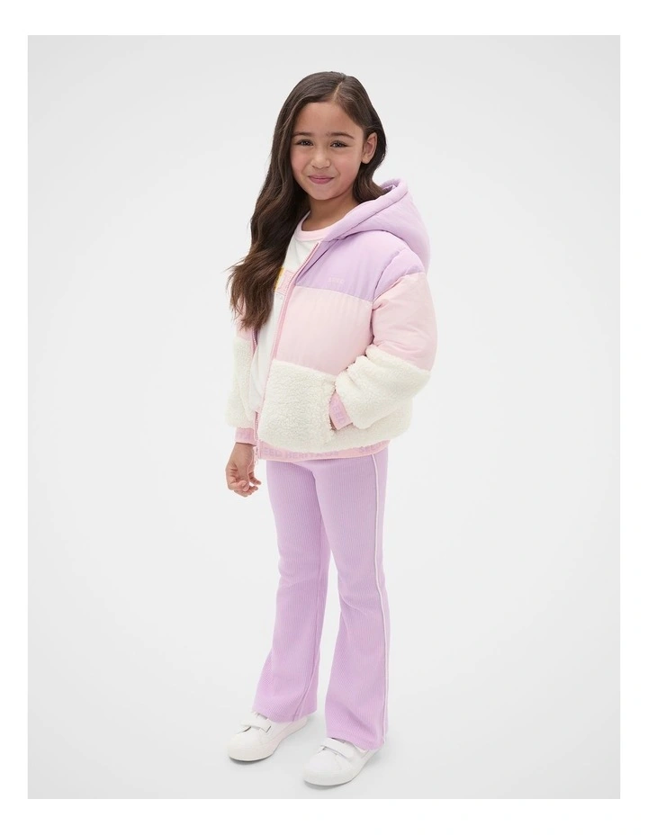 Colour Block Puffer Jacket image 3