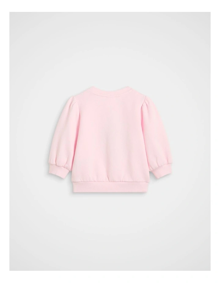 Floral Sweat in Pink Lemonade image 2