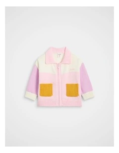 Colour Block Cardigan