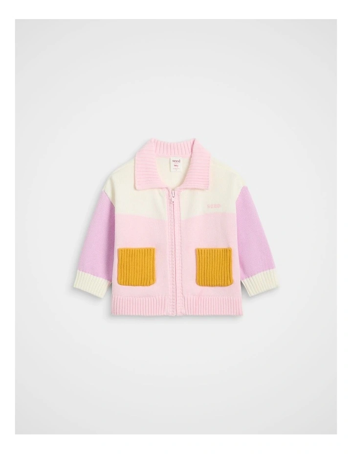 Colour Block Cardigan image 1
