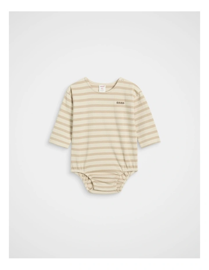 Logo Stripe Bodysuit image 1