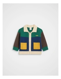 Colourblock Cardigan