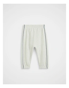 Core Logo Track Pant in Light Grey Marle