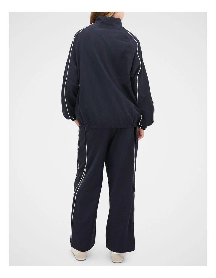 Piped Spray Jacket in New Navy image 2