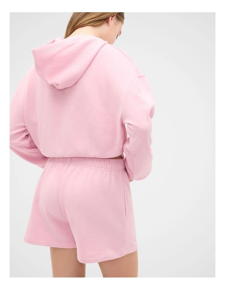 Roll Waist Track Short in Rose Pink image 2