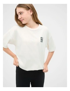 Core Logo Tee in Classic Cream