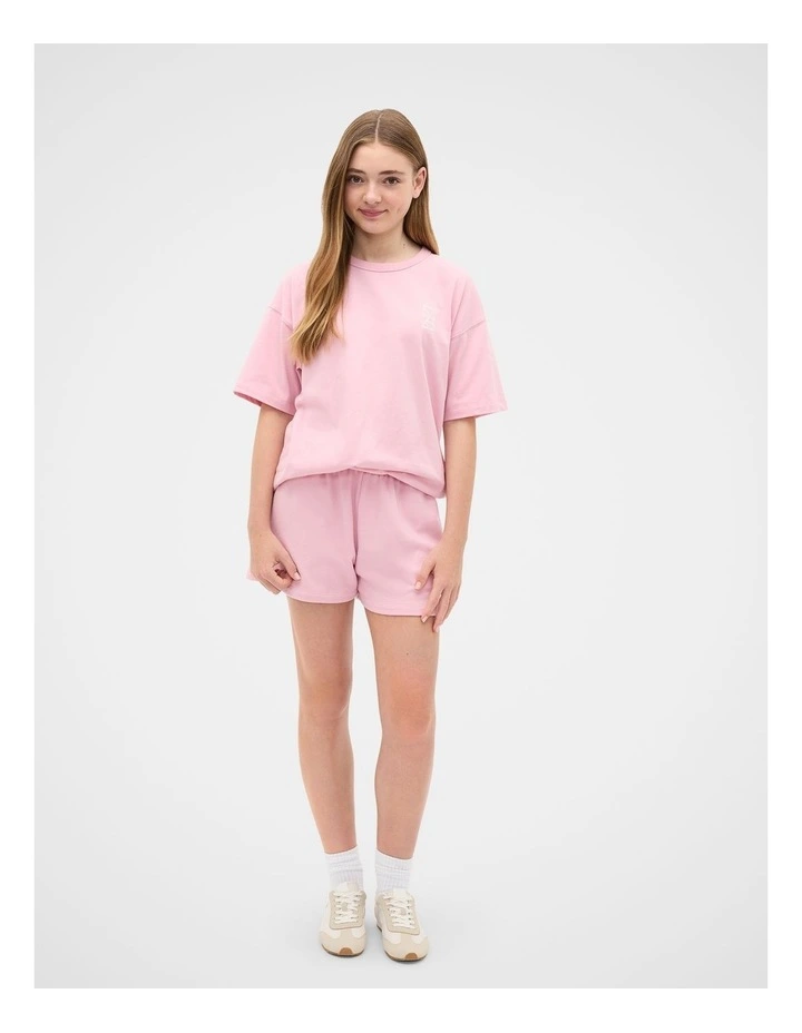Core Logo Tee in Rose Pink image 4