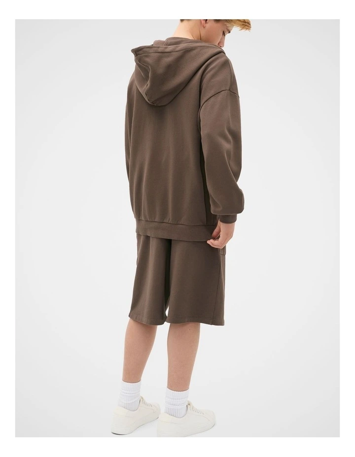Garment Dye Zip Through Hoodie image 2