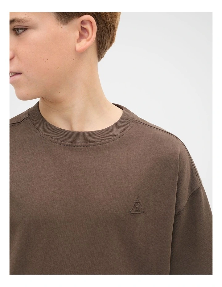 Everyday Tee in Chocolate image 3