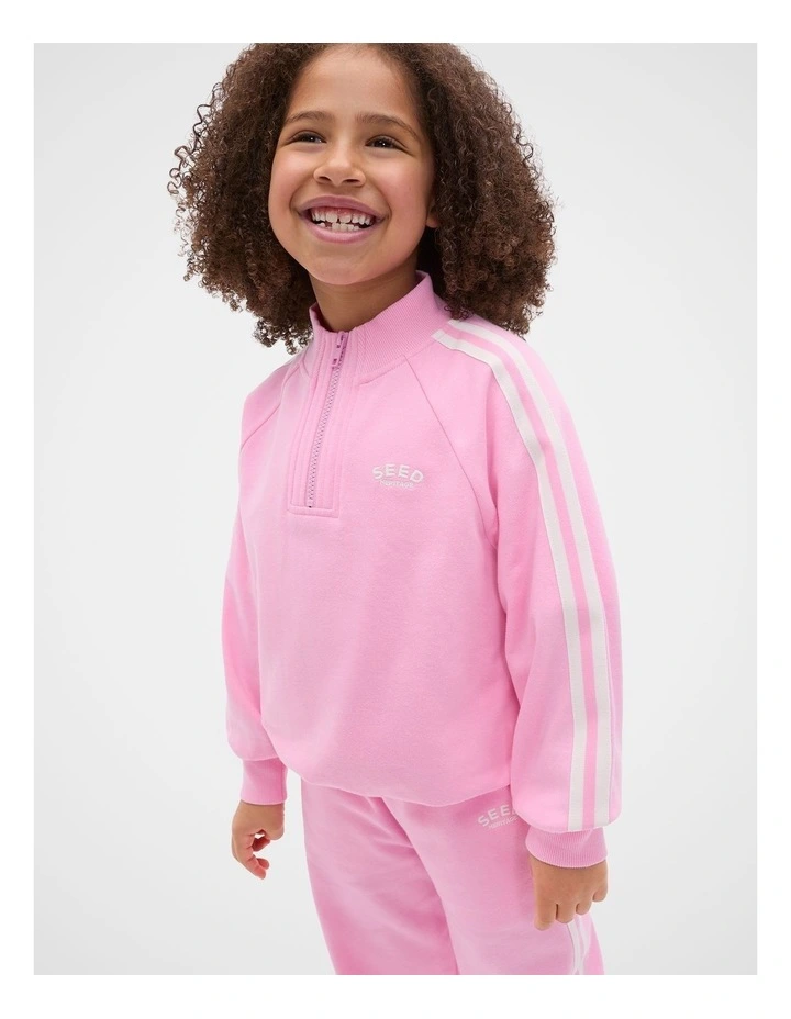 Quarter Zip Logo Sweat image 1