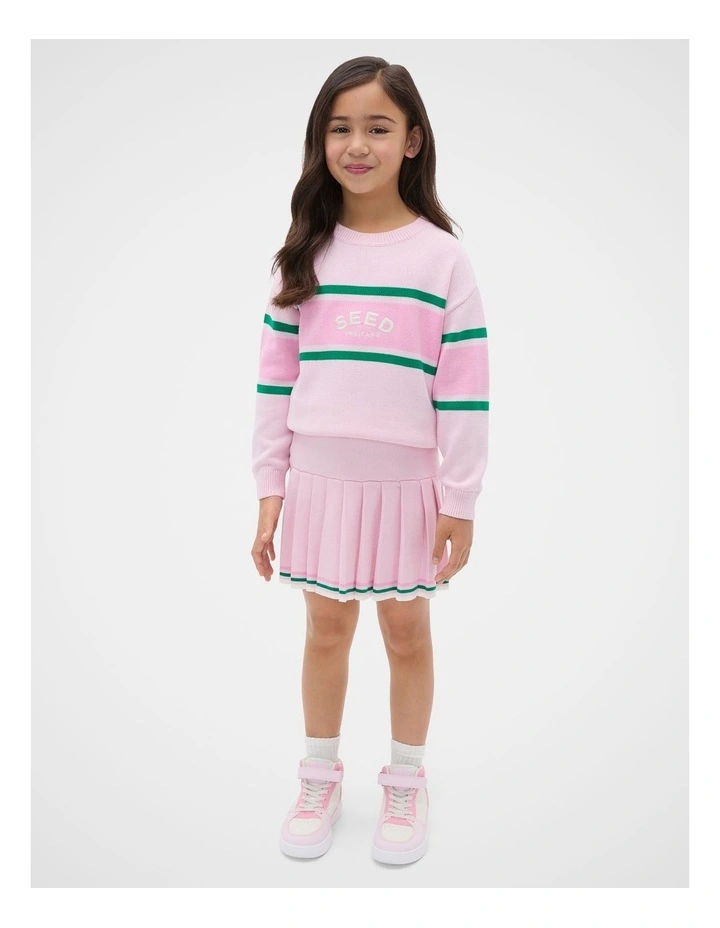 Retro Logo Knit Sweater image 3