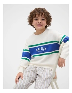 Retro Logo Knit Sweater