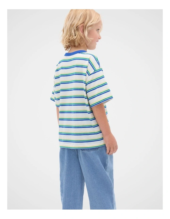 Multi Stripe Logo Tee image 2