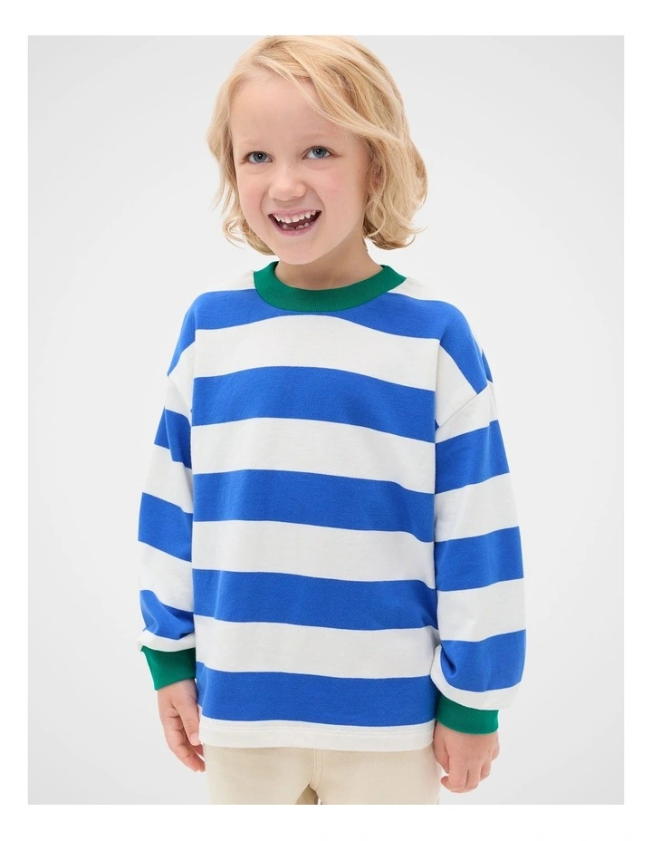 Block Stripe Sweat image 1