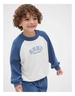 Core Colourblock Logo Sweat