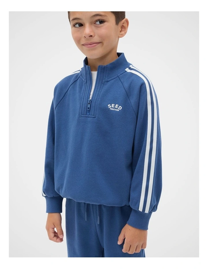 Quarter Zip Logo Sweat image 1