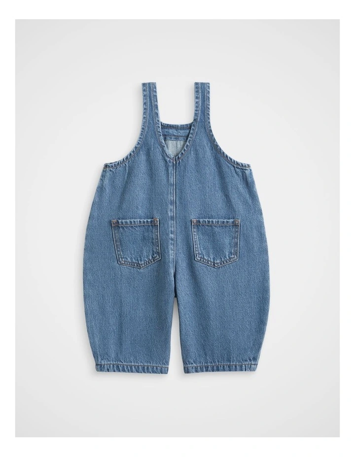 Barrel Denim Overall image 2