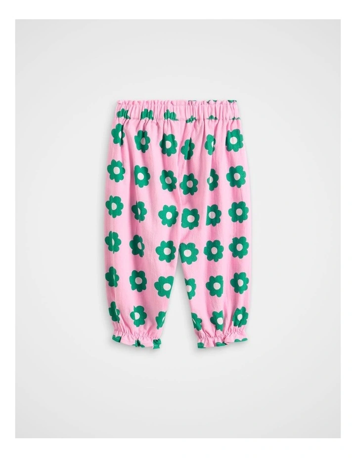 Floral Pant in Candy Pink image 2