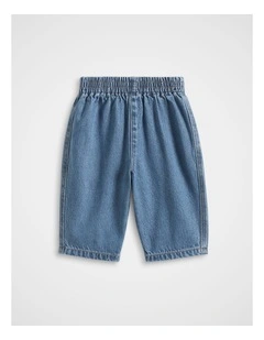 Barrel Denim Pant in Vintage Blue