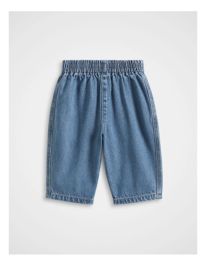 Barrel Denim Pant in Vintage Blue image 1