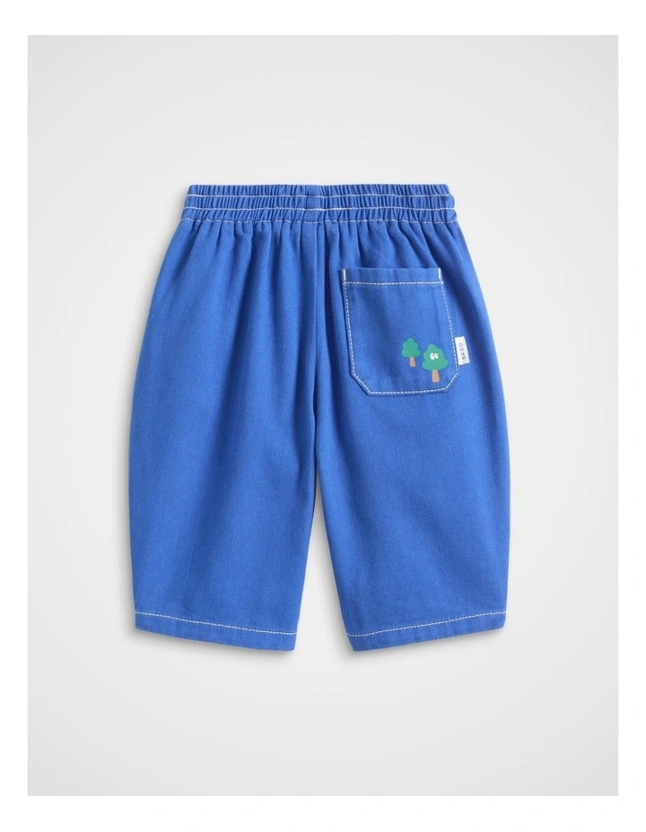 Contrast Stitch Balloon Pant in Cobalt image 2