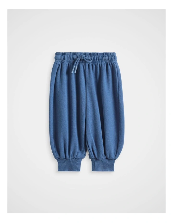 Slim Leg Track Pant in Washed Navy image 1
