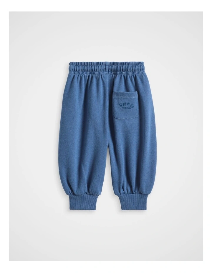 Slim Leg Track Pant in Washed Navy image 2