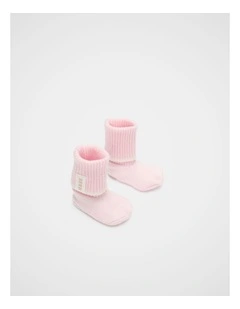 Cuffed Knit Booties