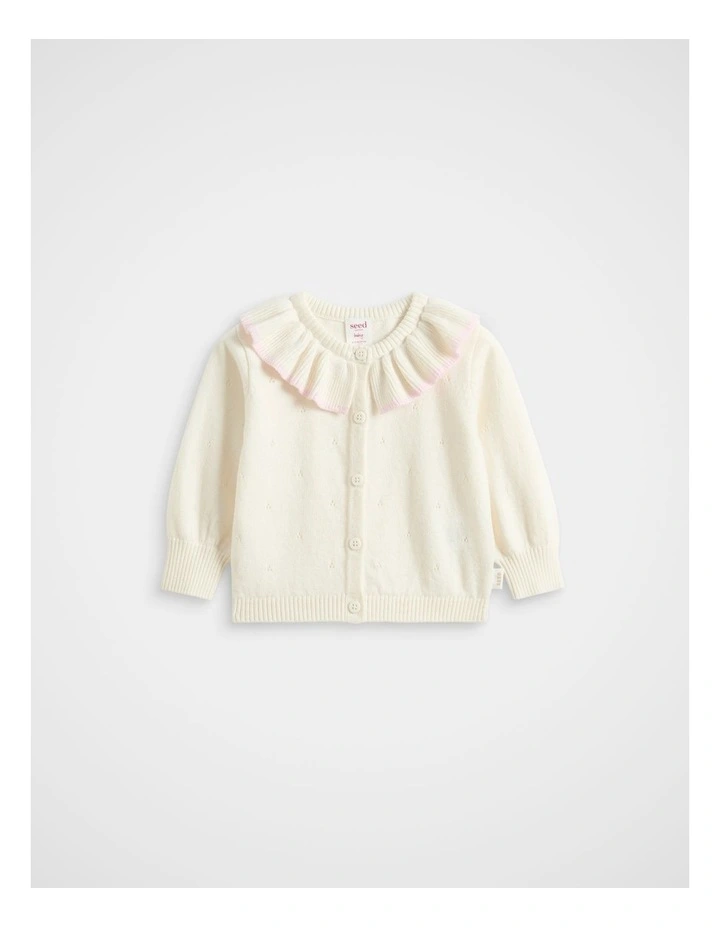 Collared Knit Cardigan image 1