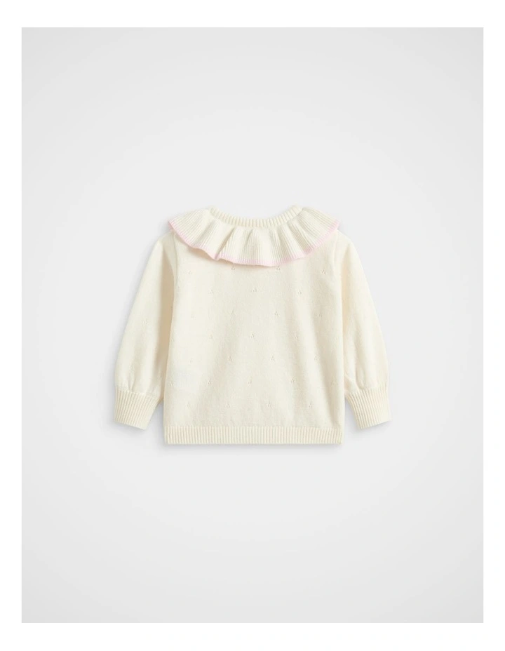 Collared Knit Cardigan image 2