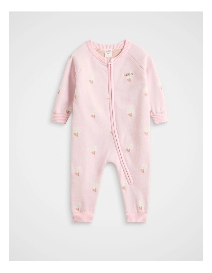 Jacquard Knit Jumpsuit image 1