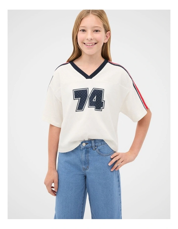 Sporty V Neck Tee image 2