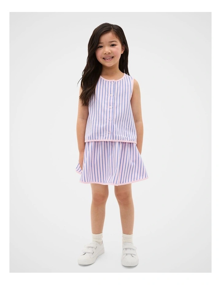 Stripe Skirt in Pink Lemonade image 1
