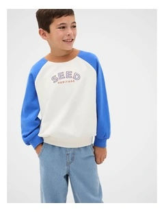 Raglan Logo Sweat