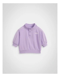 Logo Snap Sweat in Lilac
