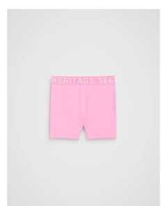 Core Logo Bike Short in Candy Pink